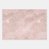 Blush Pink Glam Birthday Geschenkpapier Set (Vorderseite 3)