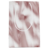 Blush Pink Glam Birthday Mittlere Geschenktüte (Vorderseite)