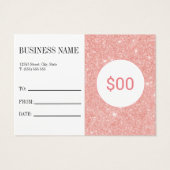 Blush Pink Glitter Makeup (Rückseite)