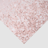 Blush Pink Glitz Glitzer Sparkasse Seidenpapier (Detail)