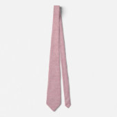 Blush Pink Glitzer Funkelnd Neck Tie Krawatte (Vorderseite)