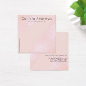 Blush Pink Glitzer Geo Heart Earring Display (Schreibtisch)