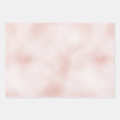 Blush Pink Glitzer Glitz Geschenkpapier Set (Vorderseite 2)