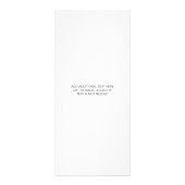 Blush Pink Gold Agate Beauty Makeup Salon Preis Werbekarte (Hinten)