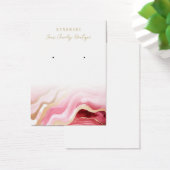 Blush Pink Gold Agate Display Cards sammeln (Schreibtisch)