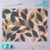 Blush Pink Gold Boho Blätter Trendy Collection Seidenpapier (Basteln)