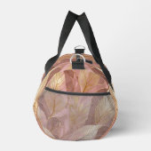 Blush Pink Gold Boho Moderne Blätter Sammlung Duffle Bag (Rechts)