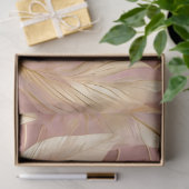 Blush Pink Gold Boho Moderne Blätter Sammlung Seidenpapier (Geschenk)