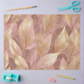 Blush Pink Gold Boho Moderne Blätter Sammlung Seidenpapier (Basteln)