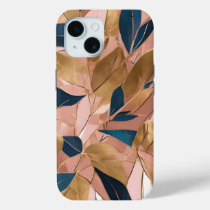 Blush Pink Gold Boho Popular Blätter Collection Case-Mate iPhone Hülle