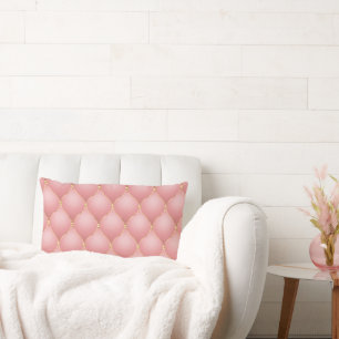 Blush Pink Gold Diamond Ogee Tuflow Kissen