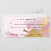 Blush Pink Gold Dust Glitzer Geschenkidee (Rückseite)