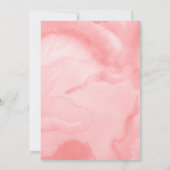 Blush Pink Gold Fairytale Engagement Party Einladung (Rückseite)