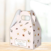 Blush Pink Gold Floral Baby Dusche Geschenkschachtel