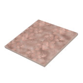 Blush Pink Gold Ginkgo Leaves Elegant Botanical 4 Fliese (Seite)