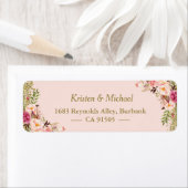 Blush Pink Gold Glitzer Bloral (Insitu)