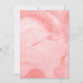 Blush Pink Gold Glitzer Märchenhafte Hochzeit Einladung (Rückseite)