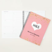 Blush Pink Gold Glitzern Hochzeitsplaner Planer (Anzeige)