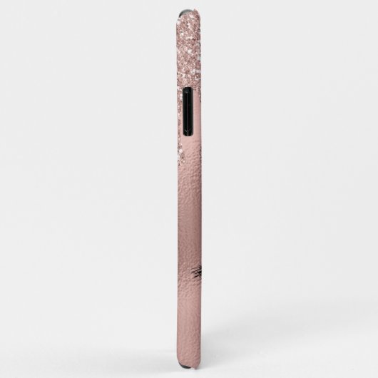 Blush Pink Gold Lashes Case-Mate iPhone Hülle (Hinten/Rechts)