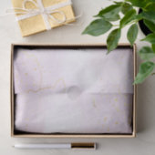 Blush Pink Gold Marmor Moderne, stilvolle Einricht Seidenpapier (Geschenk)