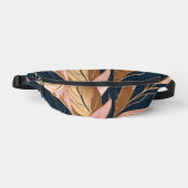 Blush Pink Gold Moderne Boho Blätter Collection Bauchtasche (Vorderseite)