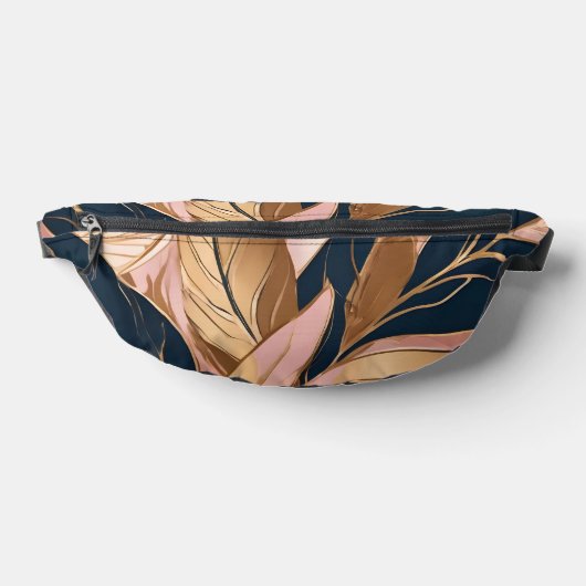 Blush Pink Gold Moderne Boho Blätter Collection Bauchtasche (Ablage )
