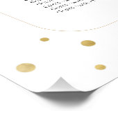 Blush pink gold peony floral wedding seating plan poster (Ecke)