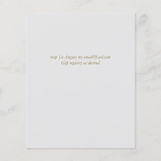 Blush Pink Gold Rose Bouquet Probe (Rückseite)