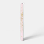 Blush Pink Gold Sparkone Samsung Galaxy Hülle (Linke Seite)