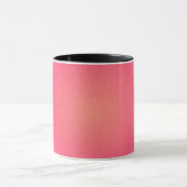 Blush Pink Gradient Coffee Tasse (Zentrum)