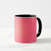 Blush Pink Gradient Coffee Tasse (VorderseiteRechts)