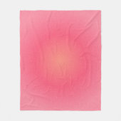 Blush Pink Gradient Fleece Blankon (Vorderseite)