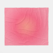 Blush Pink Gradient Fleece Blankon (Vorderseite (Horizontal))