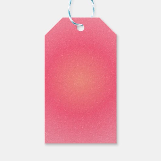 Blush Pink Gradient Gift Tag - elegant & stilvoll Geschenkanhänger (Vorderseite)