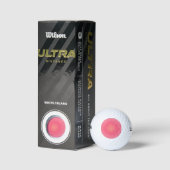 Blush Pink Gradient Golf Ball (Verpackungen)