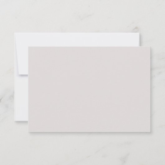 Blush Pink Grau Weiße Streifen Elegante Hochzeitss Einladung (Rückseite)