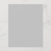 Blush Pink & Graue BUDGET Hochzeitsempfehlung lade (Rückseite)