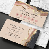 Blush Pink Gray and Gold Elegante Moderne Schrift Treuekarte