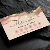 Blush Pink Gray and Gold Elegante Moderne Schrift Treuekarte