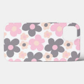 Blush Pink Gray Daisies Retro Dream #1 #retro #art Case-Mate iPhone Hülle (Rückseite (Horizontal))