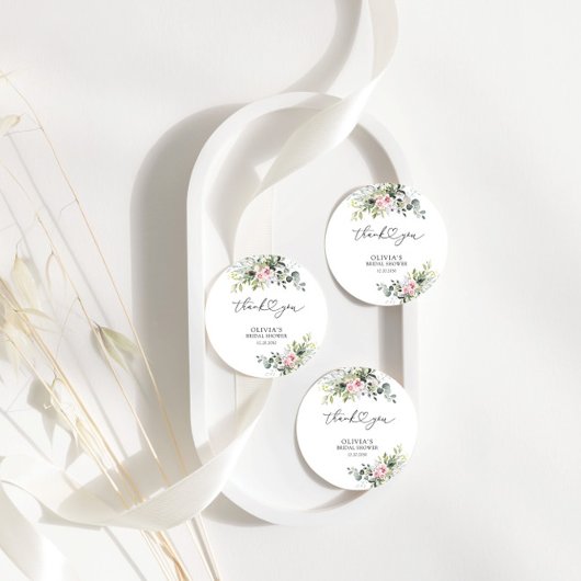 Blush Pink Greenerity Brautparty Geschenk Tag Geschenkanhänger