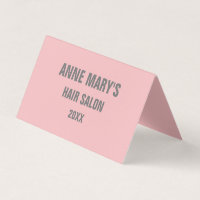 Blush Pink Grey Hair Salon Wellness-Center Girly M