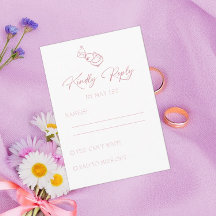 Blush Pink Hand Drawn UAWG Wedding