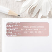 Blush Pink Hanging Diamond Lights Hochzeit (Insitu)