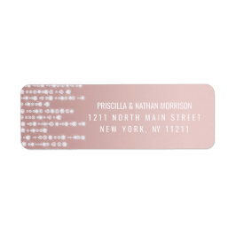 Blush Pink Hanging Diamond Lights Hochzeit