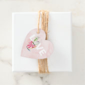 Blush Pink Heart Cactus Liebe Kinder Klassenzimmer Geschenkanhänger (Beispiel)