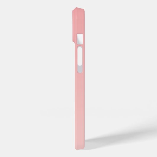 Blush-Pink-Herz-Custom Case-Mate iPhone Hülle (Rückseite / Links)