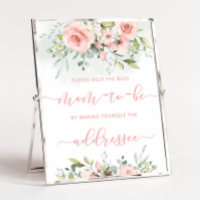 Blush Pink hilft der Mama "Besetzt" Adresse und Um