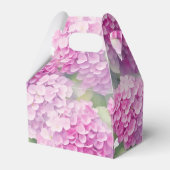 Blush Pink Hydrangea Die Girl Baby Dusche Geschenkschachtel (Rückseite)