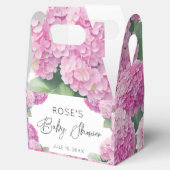 Blush Pink Hydrangea Die Girl Baby Dusche Geschenkschachtel (Geöffnet)